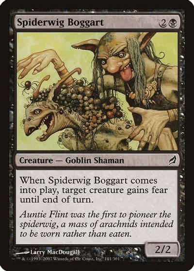 Spiderwig Boggart Lorwyn Magic card