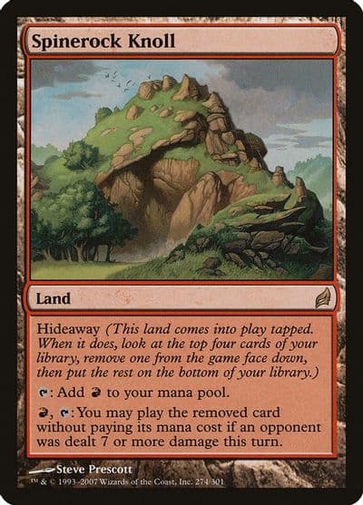 Spinerock Knoll Lorwyn Magic card