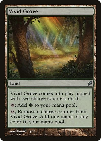 Vivid Grove Lorwyn Magic card