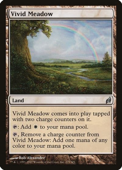 Vivid Meadow Lorwyn Magic card