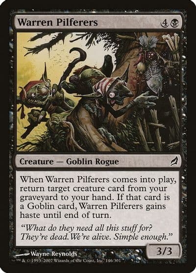 Warren Pilferers Lorwyn Magic card