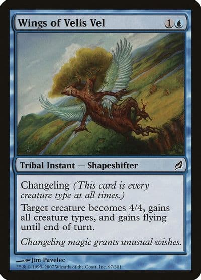 Wings of Velis Vel Lorwyn Magic card