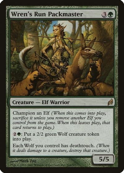 Wrens Run Packmaster Lorwyn Magic card