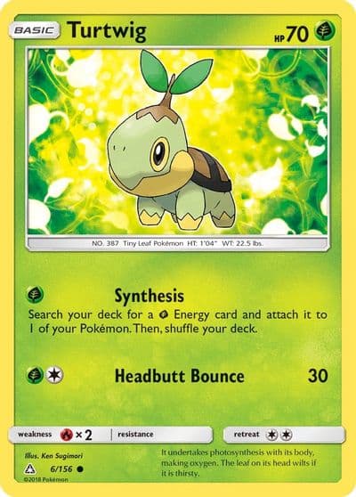 Turtwig (6) SM - Ultra Prism Pokemon card
