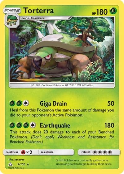 Torterra SM - Ultra Prism Pokemon card
