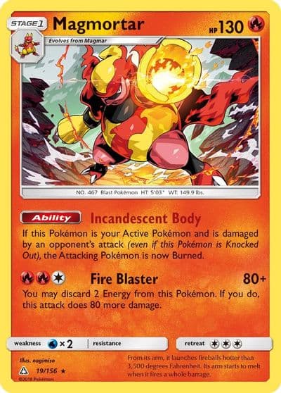 Magmortar SM - Ultra Prism Pokemon card