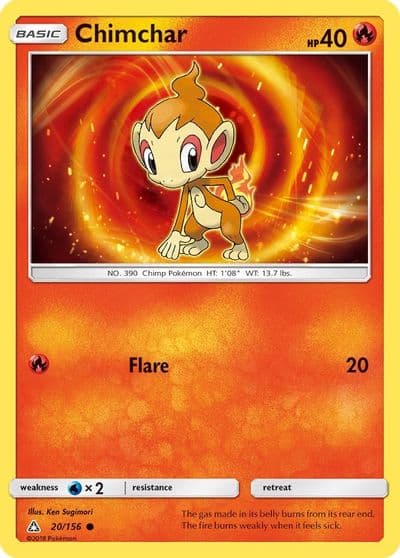 Chimchar (20) SM - Ultra Prism Pokemon card