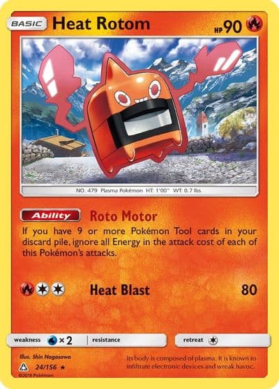 Heat Rotom SM - Ultra Prism Pokemon card