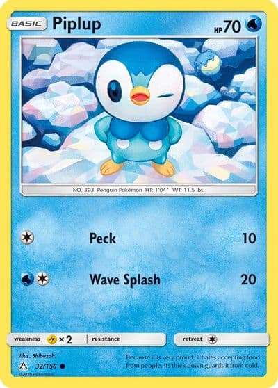 Piplup (32) SM - Ultra Prism Pokemon card