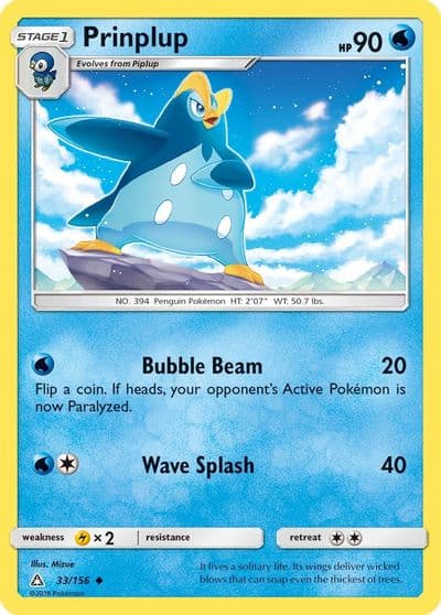 Prinplup SM - Ultra Prism Pokemon card