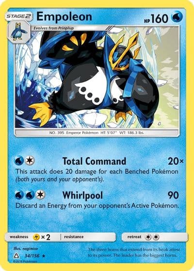 Empoleon SM - Ultra Prism Pokemon card