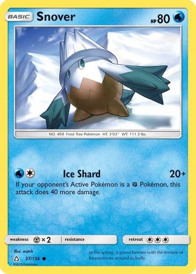 Snover SM - Ultra Prism Pokemon card