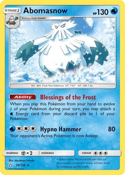 Abomasnow SM - Ultra Prism Pokemon card