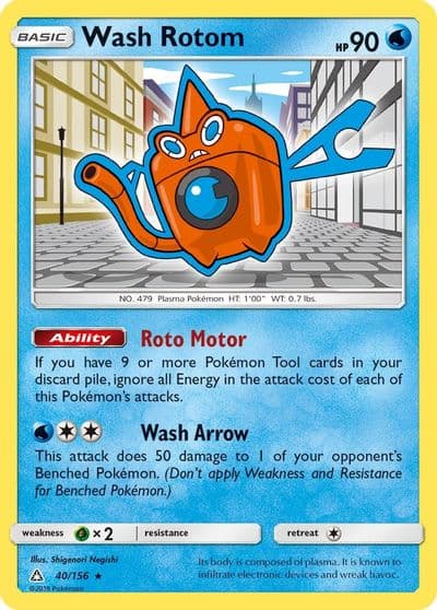 Wash Rotom SM - Ultra Prism Pokemon card