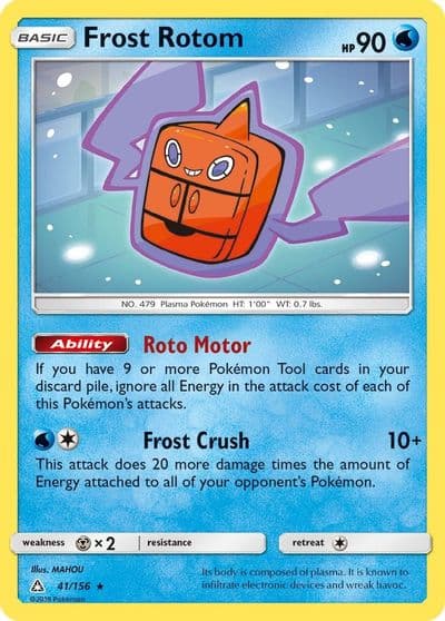 Frost Rotom SM - Ultra Prism Pokemon card