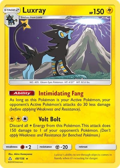 Luxray SM - Ultra Prism Pokemon card