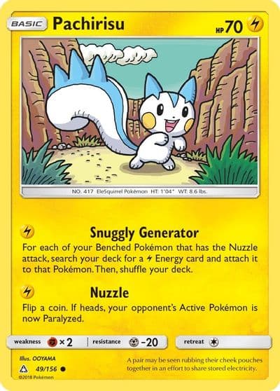 Pachirisu SM - Ultra Prism Pokemon card