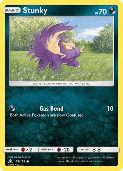 Stunky SM - Ultra Prism Pokemon card