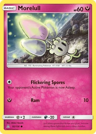 Morelull SM - Ultra Prism Pokemon card