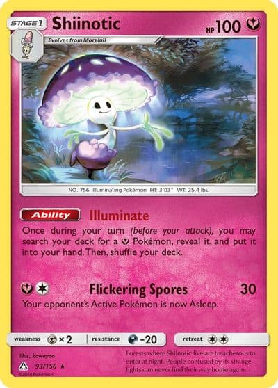 Shiinotic SM - Ultra Prism Pokemon card