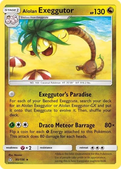Alolan Exeggutor SM - Ultra Prism Pokemon card