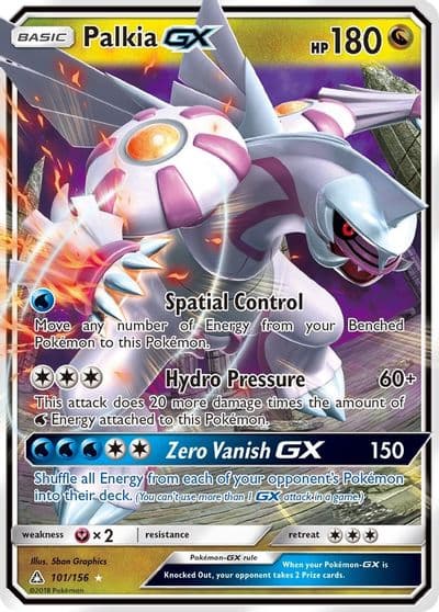 Palkia GX SM - Ultra Prism Pokemon card