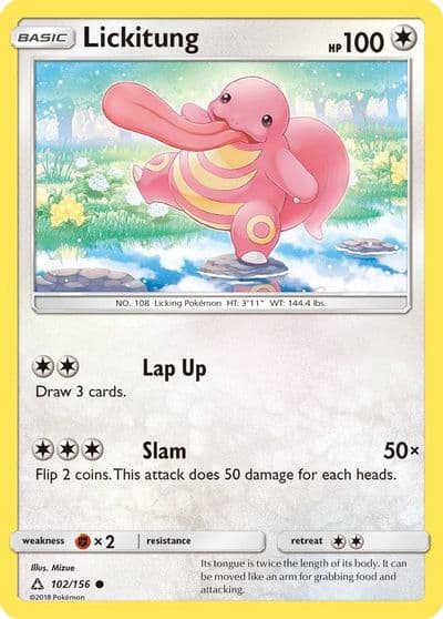 Lickitung SM - Ultra Prism Pokemon card