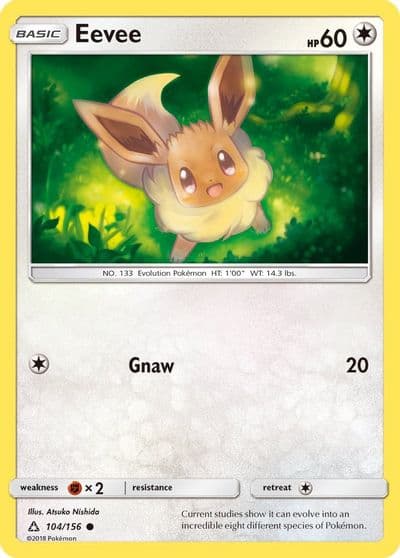 Eevee (104) SM - Ultra Prism Pokemon card