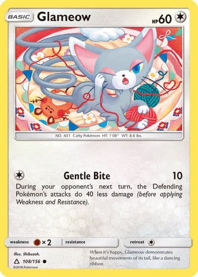 Glameow SM - Ultra Prism Pokemon card