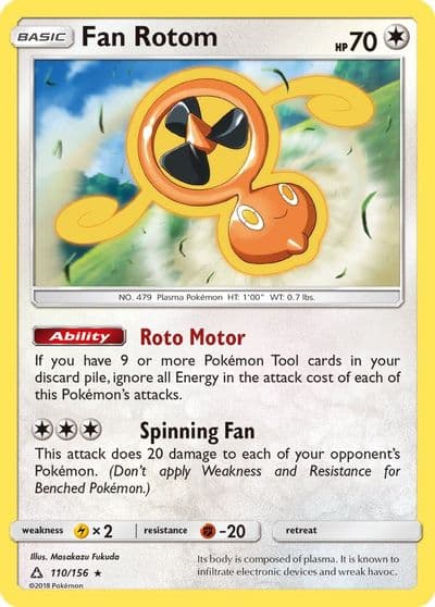 Fan Rotom SM - Ultra Prism Pokemon card