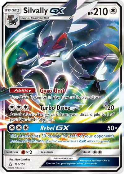 Silvally GX SM - Ultra Prism Pokemon card