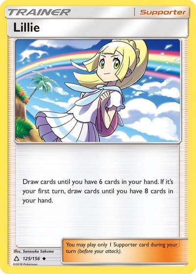 Lillie SM - Ultra Prism Pokemon card