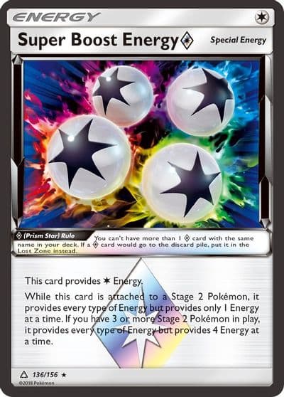 Super Boost Energy Prism Star SM - Ultra Prism Pokemon card