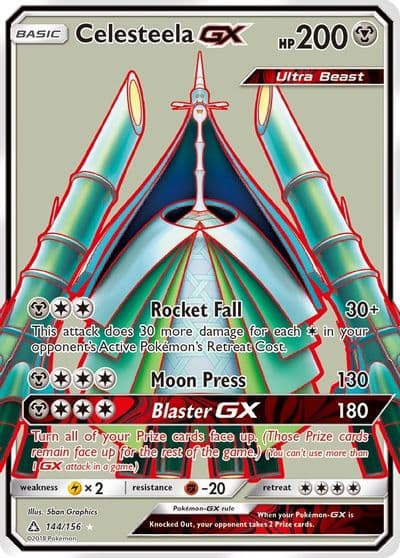 Celesteela GX (Full Art) SM - Ultra Prism Pokemon card