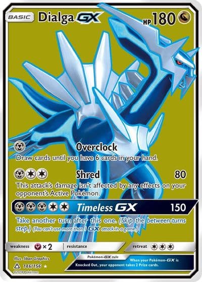 Dialga GX (Full Art) SM - Ultra Prism Pokemon card
