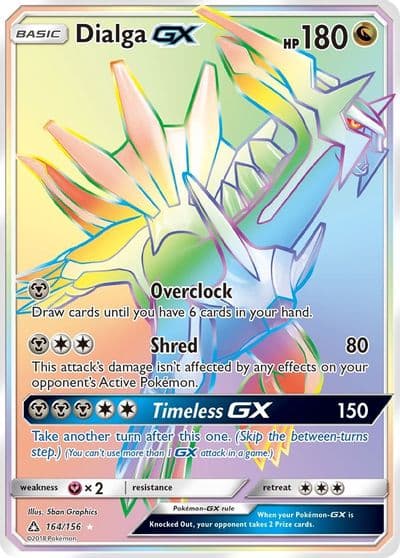 Dialga GX (Secret Rare) SM - Ultra Prism Pokemon card