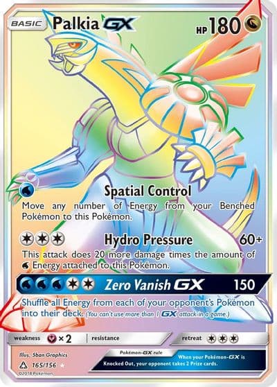 Palkia GX (Secret Rare) SM - Ultra Prism Pokemon card