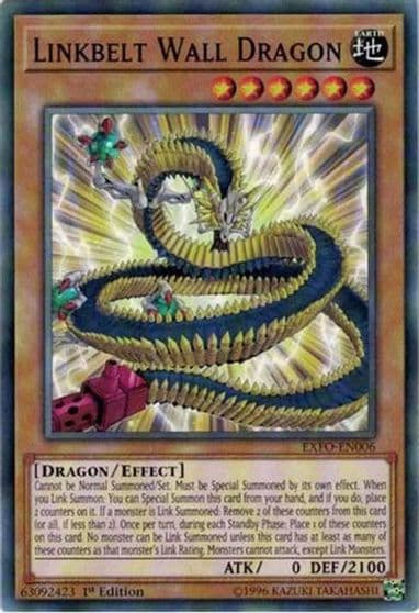 Linkbelt Wall Dragon Extreme Force Yu-Gi-Oh! card