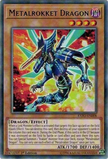 Metalrokket Dragon Extreme Force Yu-Gi-Oh! card