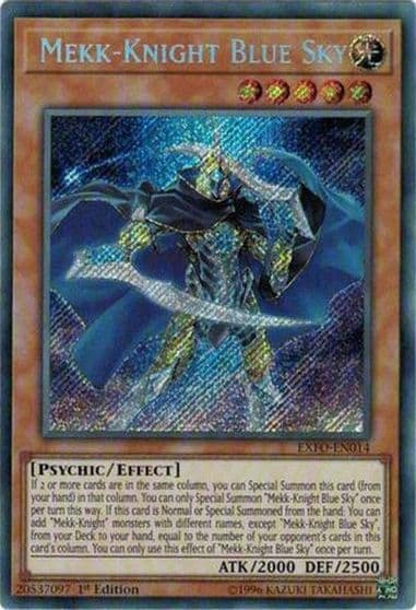 Mekk Knight Blue Sky Extreme Force Yu-Gi-Oh! card