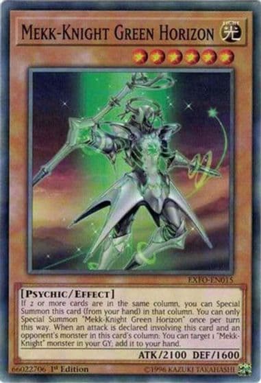 Mekk Knight Green Horizon Extreme Force Yu-Gi-Oh! card