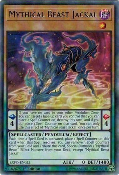 Mythical Beast Jackal Extreme Force Yu-Gi-Oh! card