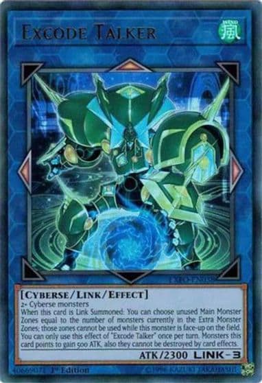 Excode Talker Extreme Force Yu-Gi-Oh! card