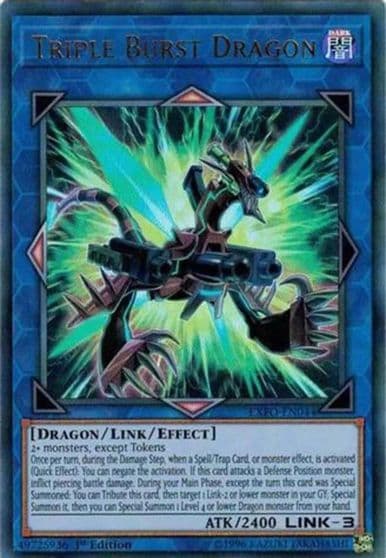 Triple Burst Dragon Extreme Force Yu-Gi-Oh! card
