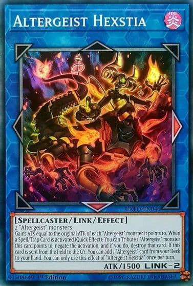Altergeist Hexstia Extreme Force Yu-Gi-Oh! card