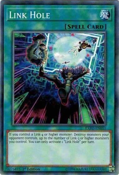 Link Hole Extreme Force Yu-Gi-Oh! card