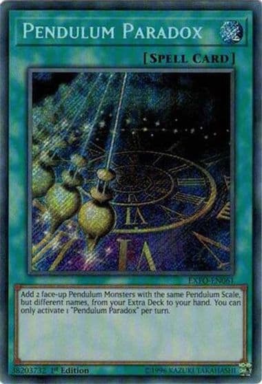 Pendulum Paradox Extreme Force Yu-Gi-Oh! card