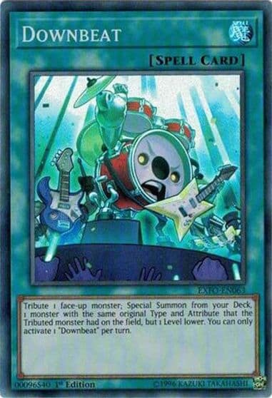 Downbeat Extreme Force Yu-Gi-Oh! card