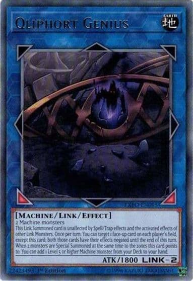 Qliphort Genius Extreme Force Yu-Gi-Oh! card