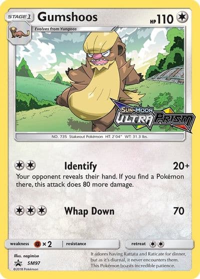 Gumshoos - SM97 (Prerelease) SM Promos Pokemon card